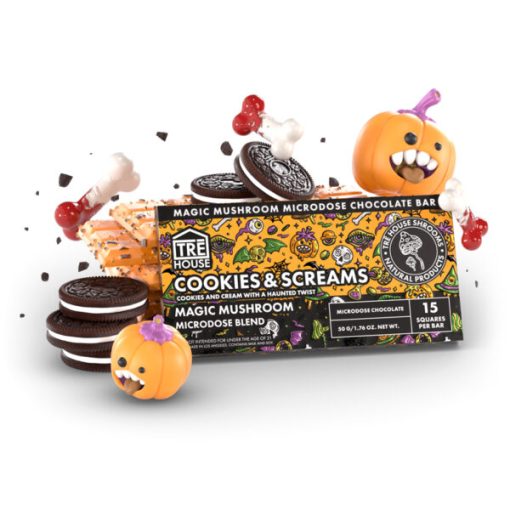 TRE House Magic Mushroom Chocolate Bar: Cookies & Screams Flavor