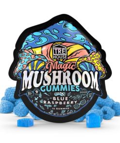 Blue Raspberry Magic Mushroom Gummies